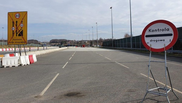 Kontrole sanitarne na granicach Polski