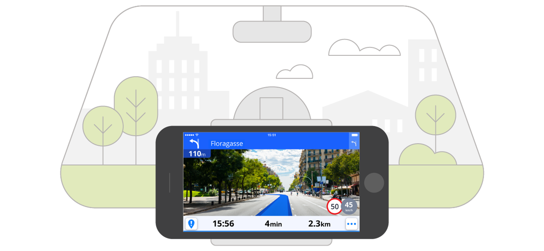 Funkcja AR nazwana Real View Navigation ma być płatną opcją w programie Sygic.