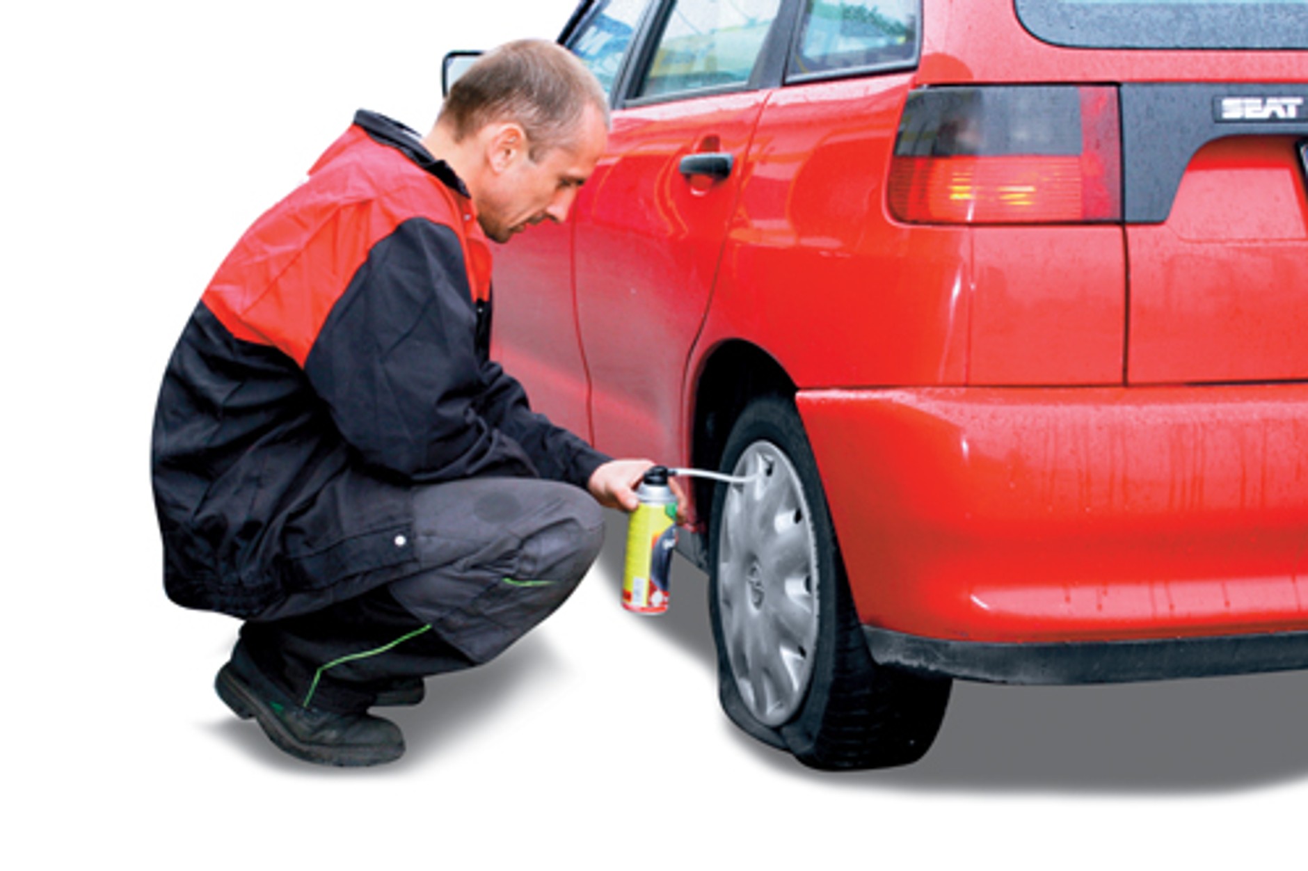 Łatka w spreju - szybki sposób na "flaka"