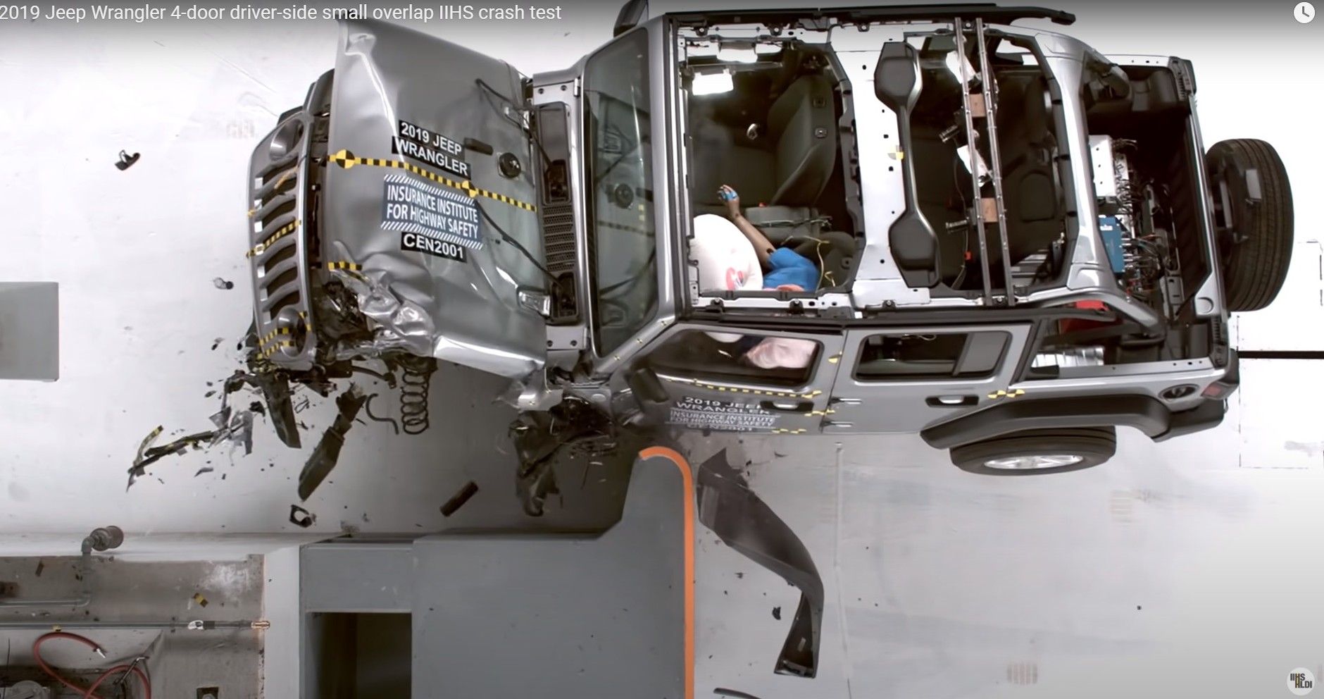 Jeep Wrangler crash test