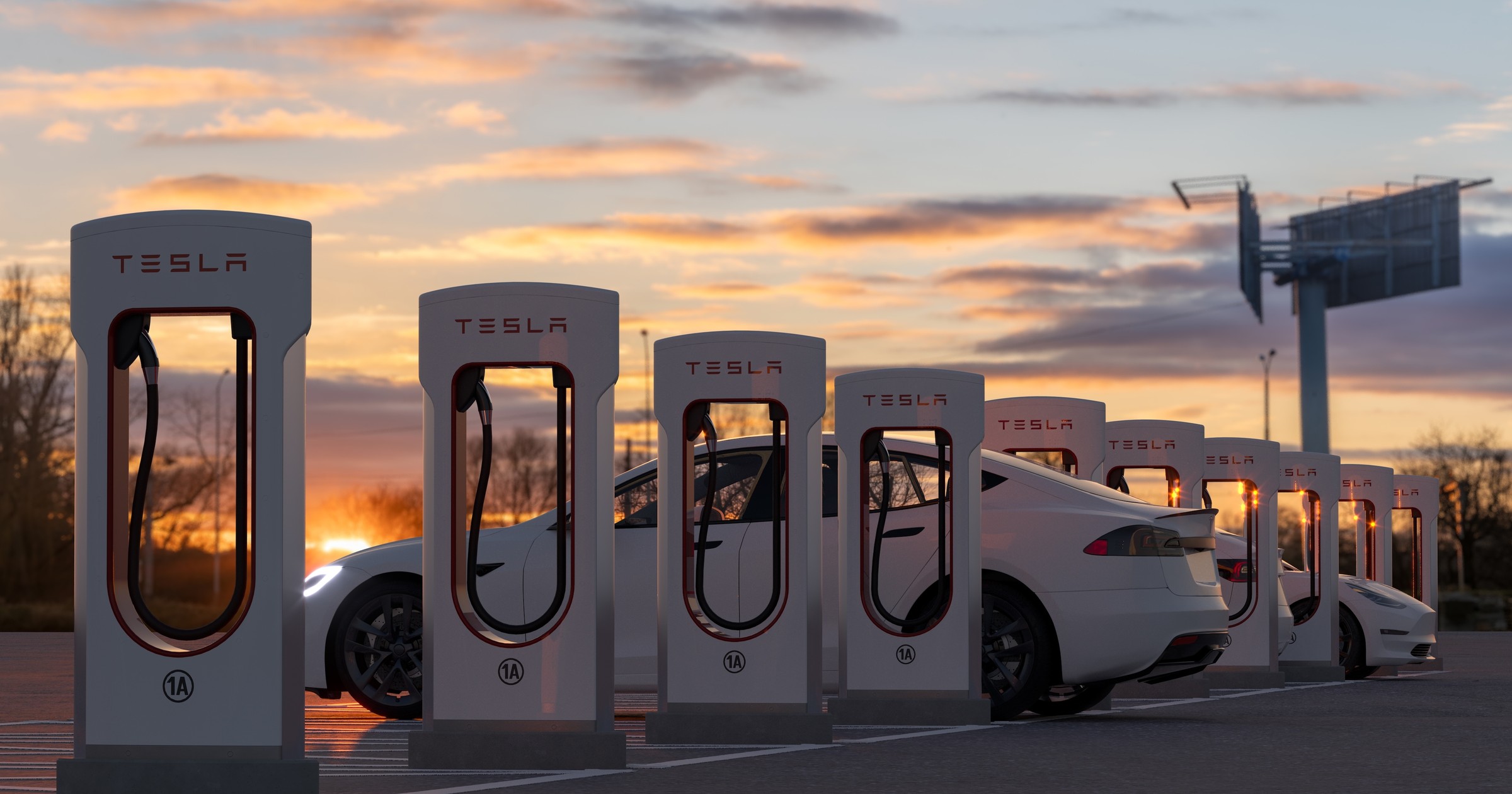 Stacja Tesla Supercharger w Polsce