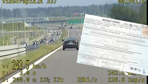Kierowca Audi jechał aż 242 km/h. Dostał podwójną karę [WIDEO]