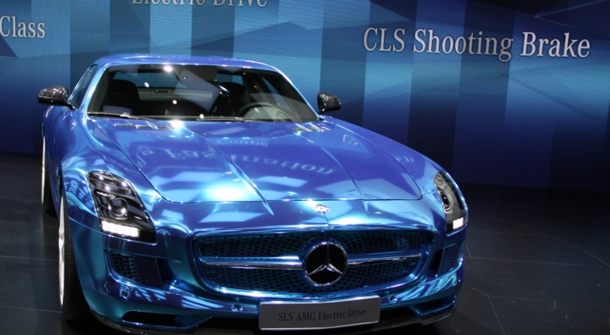 Mercedes SLS AMG CED: elektryczne AMG (Paryż 2012)