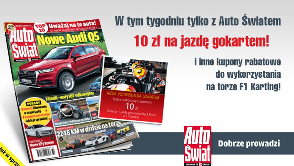 Ścigaj się z Auto Światem i F1 Karting