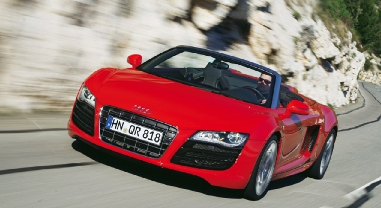 Audi R8 Spyder: 10 w skali Beauforta