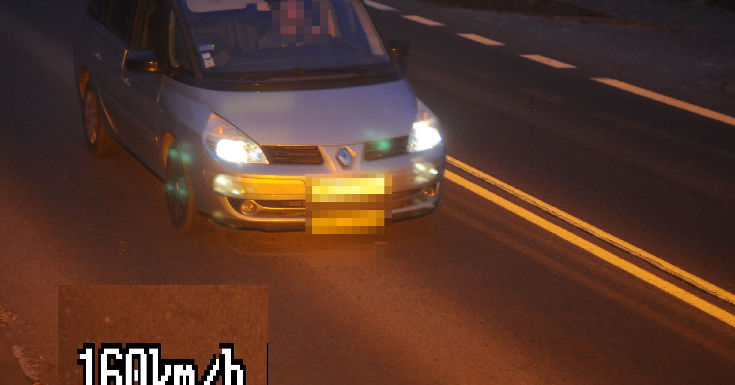 Przekroczenie prędkości - zdjęcie z fotoradaru