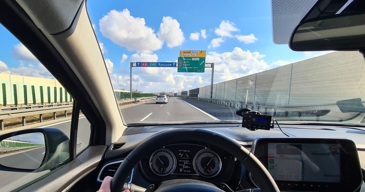 Autostrada A4 okolice Tarnowa