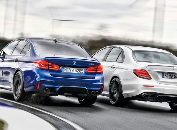 BMW M5 kontra Mercedes-AMG E 63 S+ - pojedynek gigantów