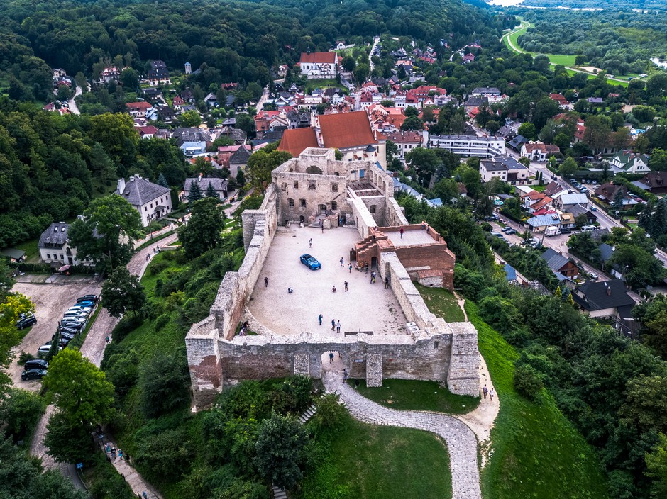 Dziedziniec Zamku w Kazimierzu Dolnym