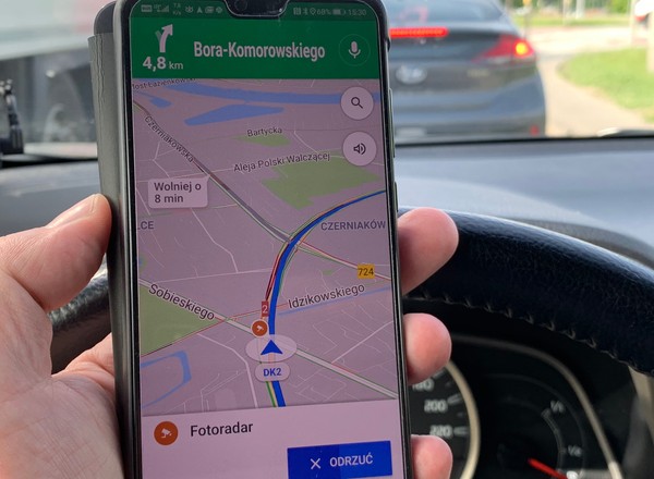 Google Maps z fotoradarami. Duże rozczarowanie – przynajmniej na razie