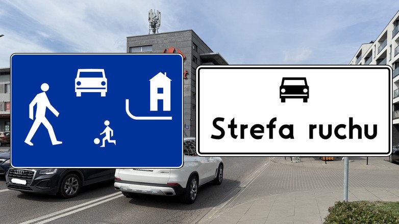 Strefa ruchu (D-52) i strefa zamieszkania (D-40) mają dwa znaczenia, a kierowcy je mylą