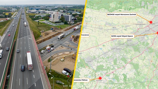 Mapa. Przygotowania do rozbudowy A2 nabierają tempa