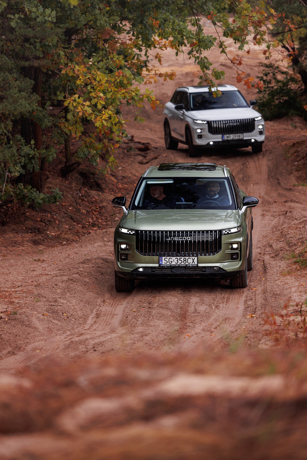 Jaecoo J7 na torze offroadowym