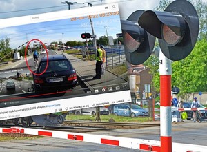 Jak łatwo stracić 2 tys. zł? Tego rowerzystę zgubił przesadny pośpiech [Nagranie]