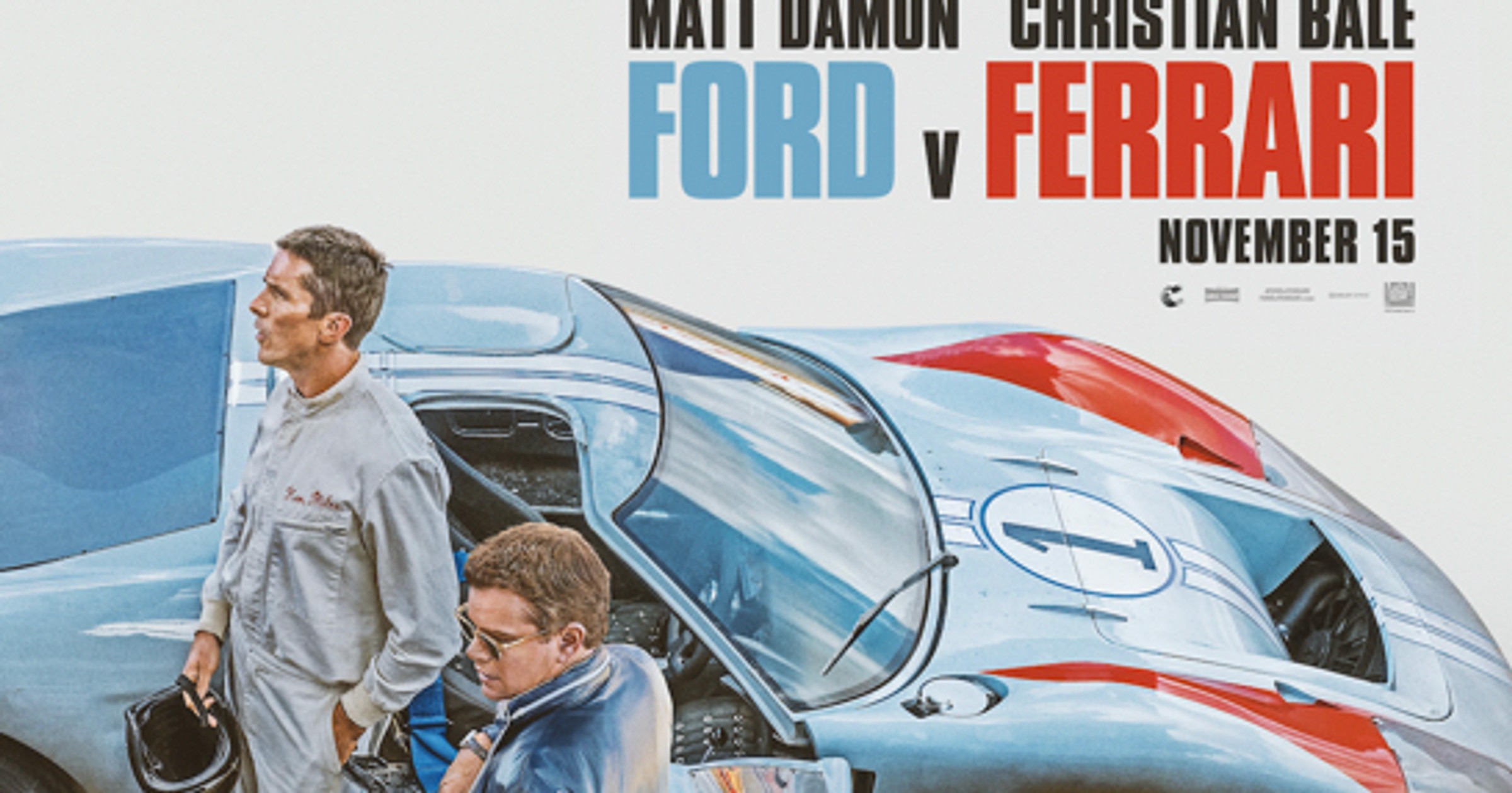 Plakat filmu Ford v Ferrari