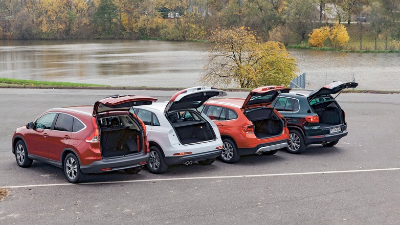 Porównanie: Audi Q3, BMW X1, Honda CR-V i Volkswagen Tiguan