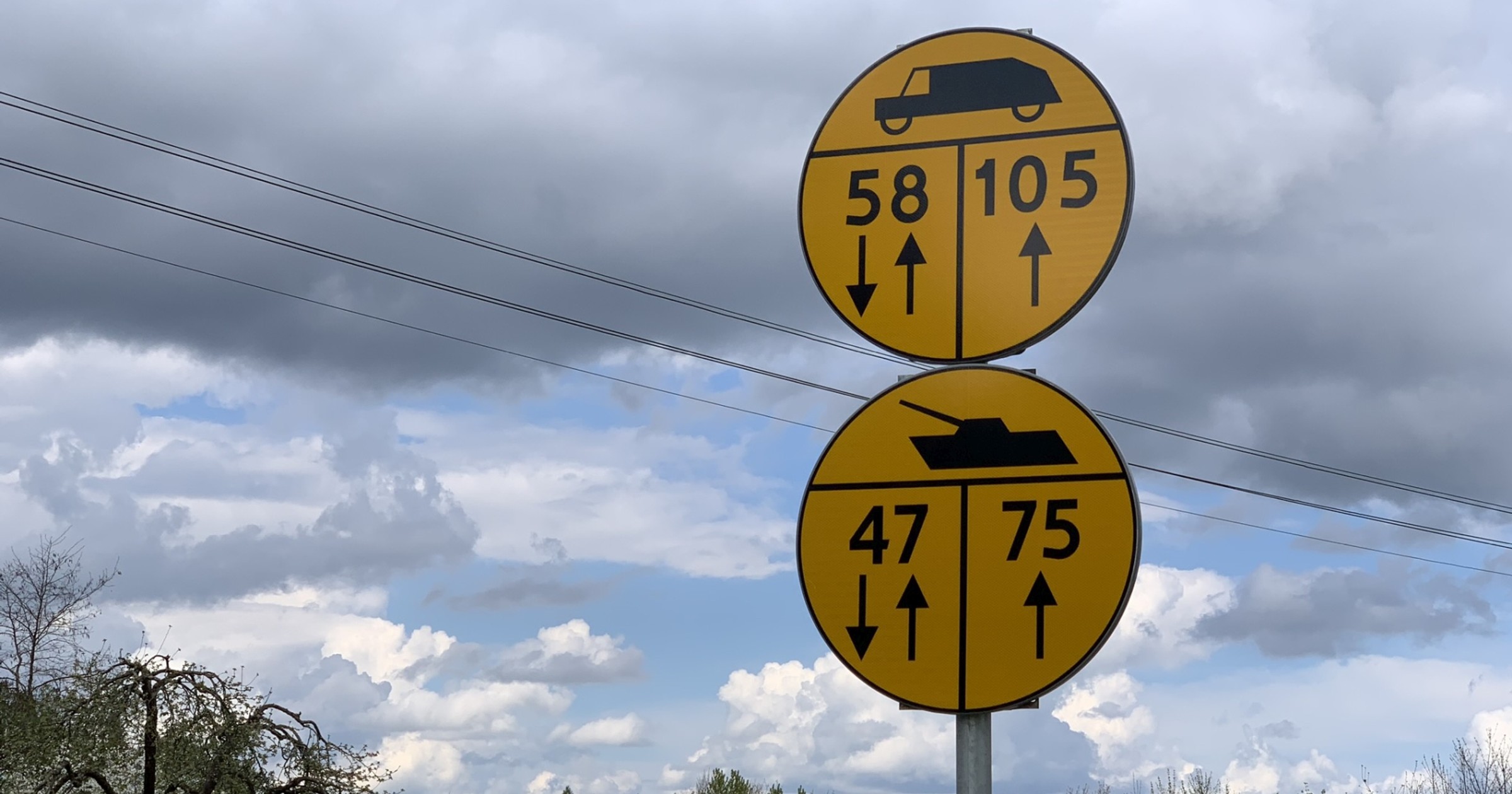 Znaki dla transportów wojskowych