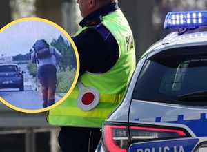 Tak pędził na hulajnodze, że policjanci grupy Speed dosłownie oniemieli [WIDEO]