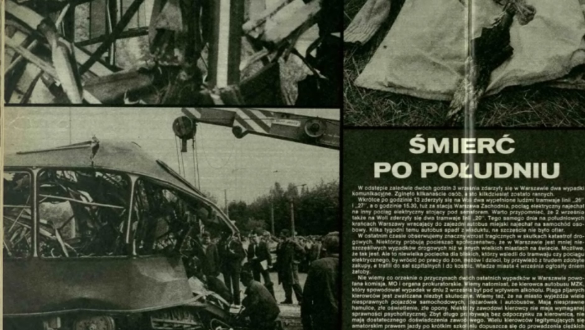 Warszawska i ogólnopolska prasa szeroko opisywała "czarny czwartek"