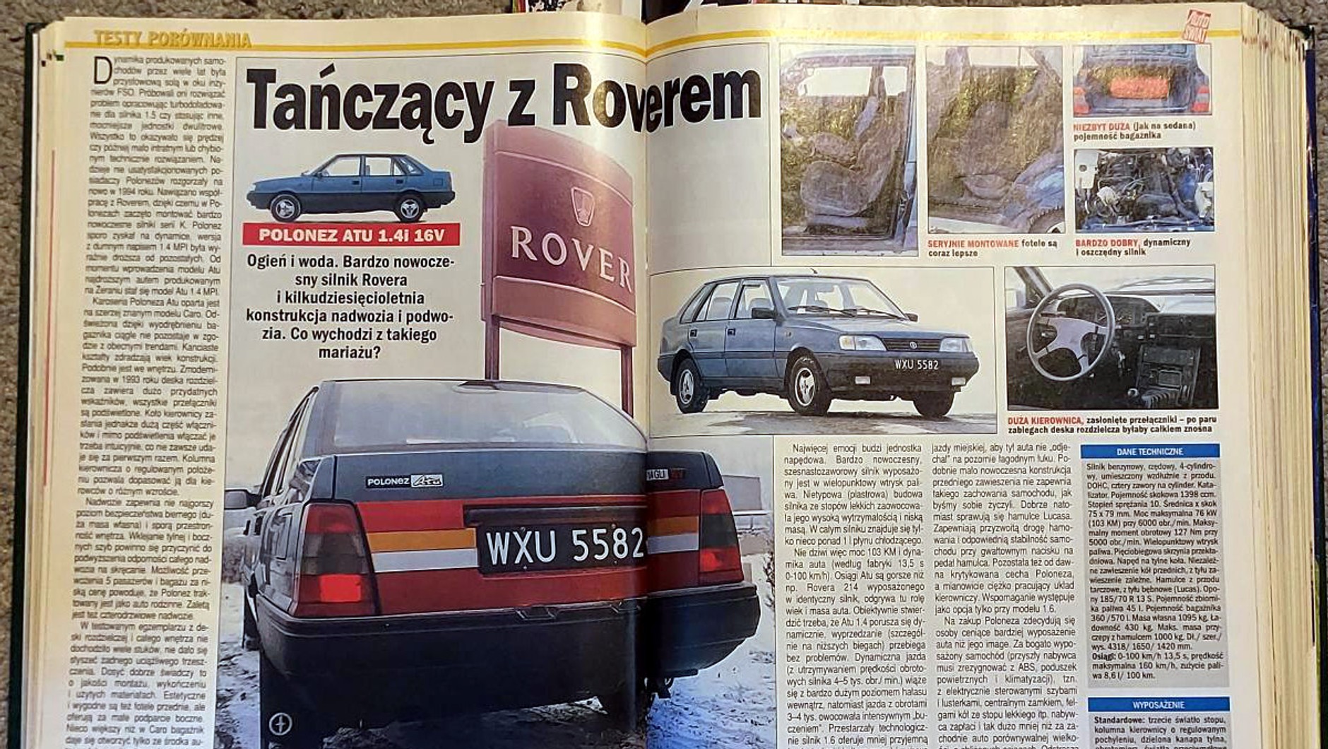 Test Poloneza Atu z archiwum "Auto Świata"