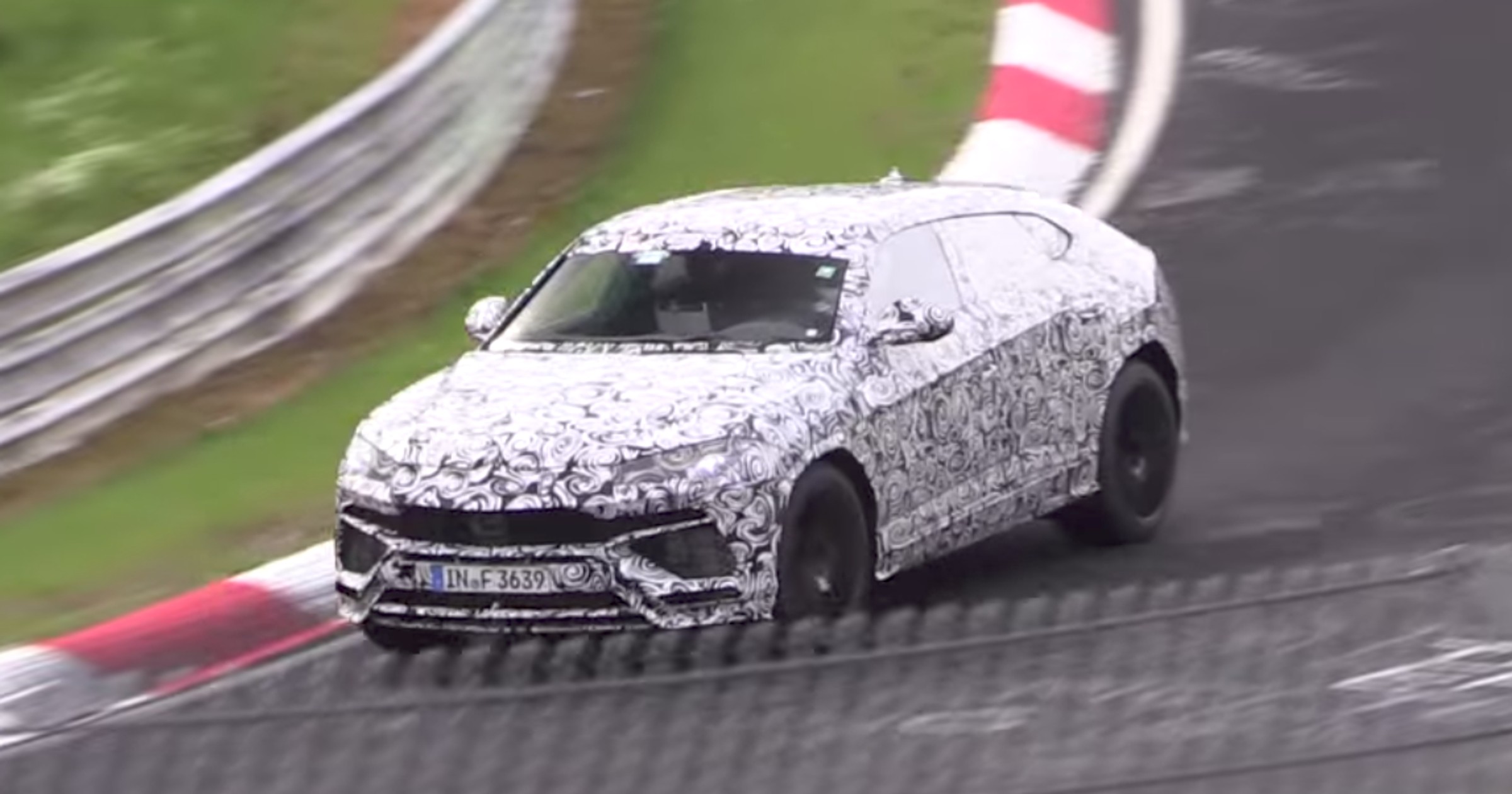 Lamborghini Urus przyłapane w Zielonym Piekle