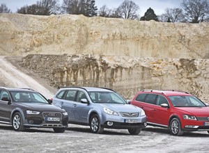 Audi A4 Allroad kontra Volkswagen Passat Alltrack i Subaru Outback: off-road małego formatu