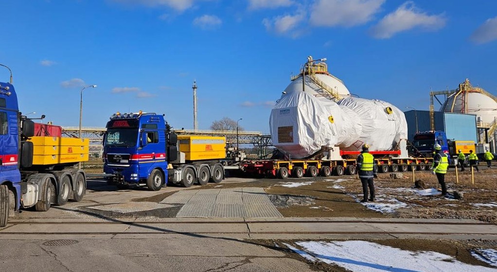 To jak na razie najcięższy transport, jaki poruszał się po drogach woj. śląskiego