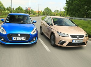 Seat Ibiza kontra Suzuki Swift - oba z miasta, ale z różnych dzielnic