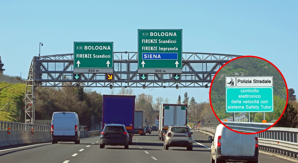 Ponad 2500 km włoskich dróg znajduje się pod nadzorem systemu Tutor. Na wielu odcinkach jest to już system Tutor 3.0, który potrafi znacznie więcej niż zwykłe odcinkowe pomiary prędkości. 