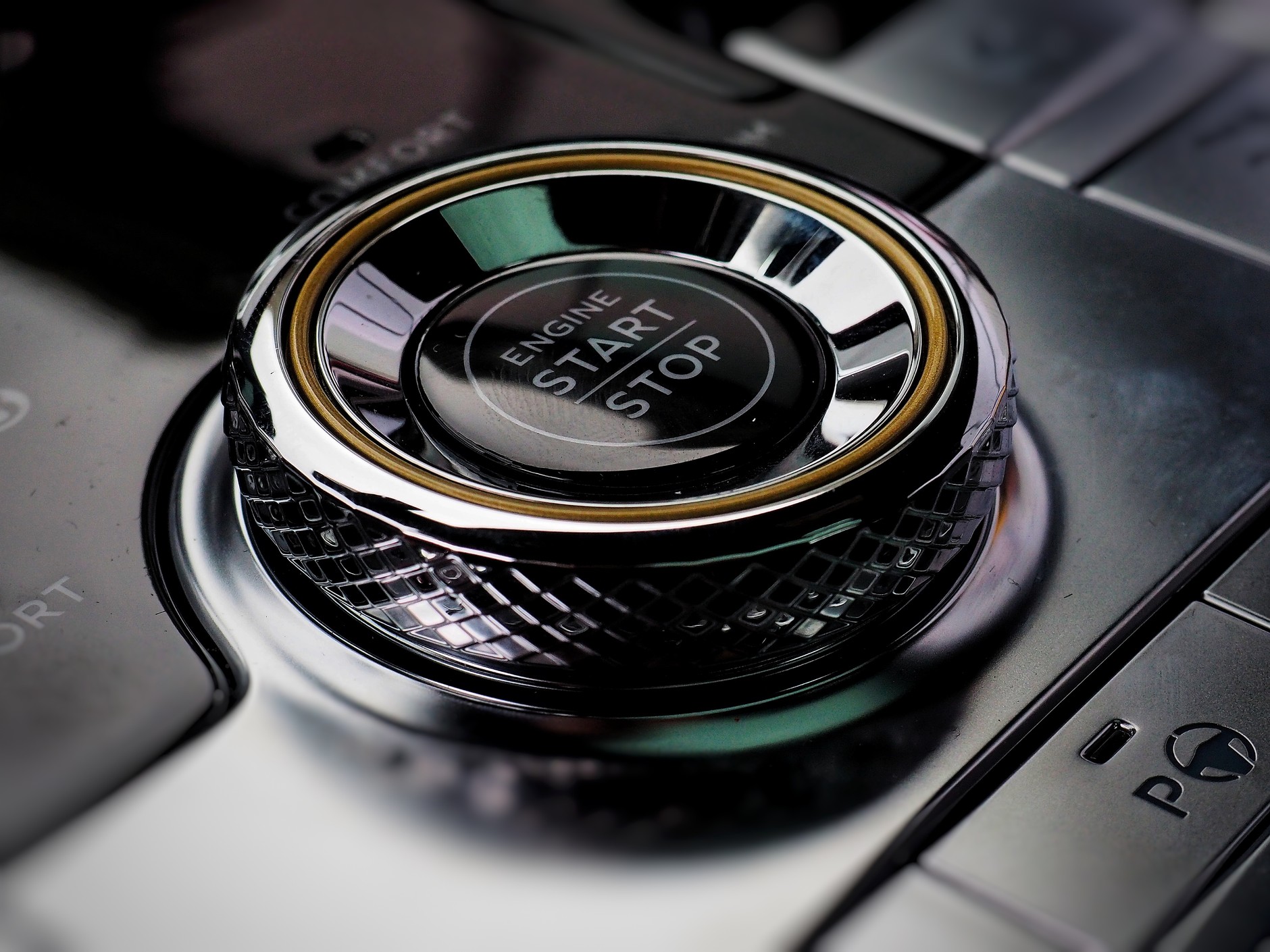 Pokrętło zmiany trybów jazdy w Bentleyu Continentalu GT Speed