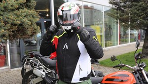 Adrenaline Asymetric - sportowa kurtka tekstylna na motocykl
