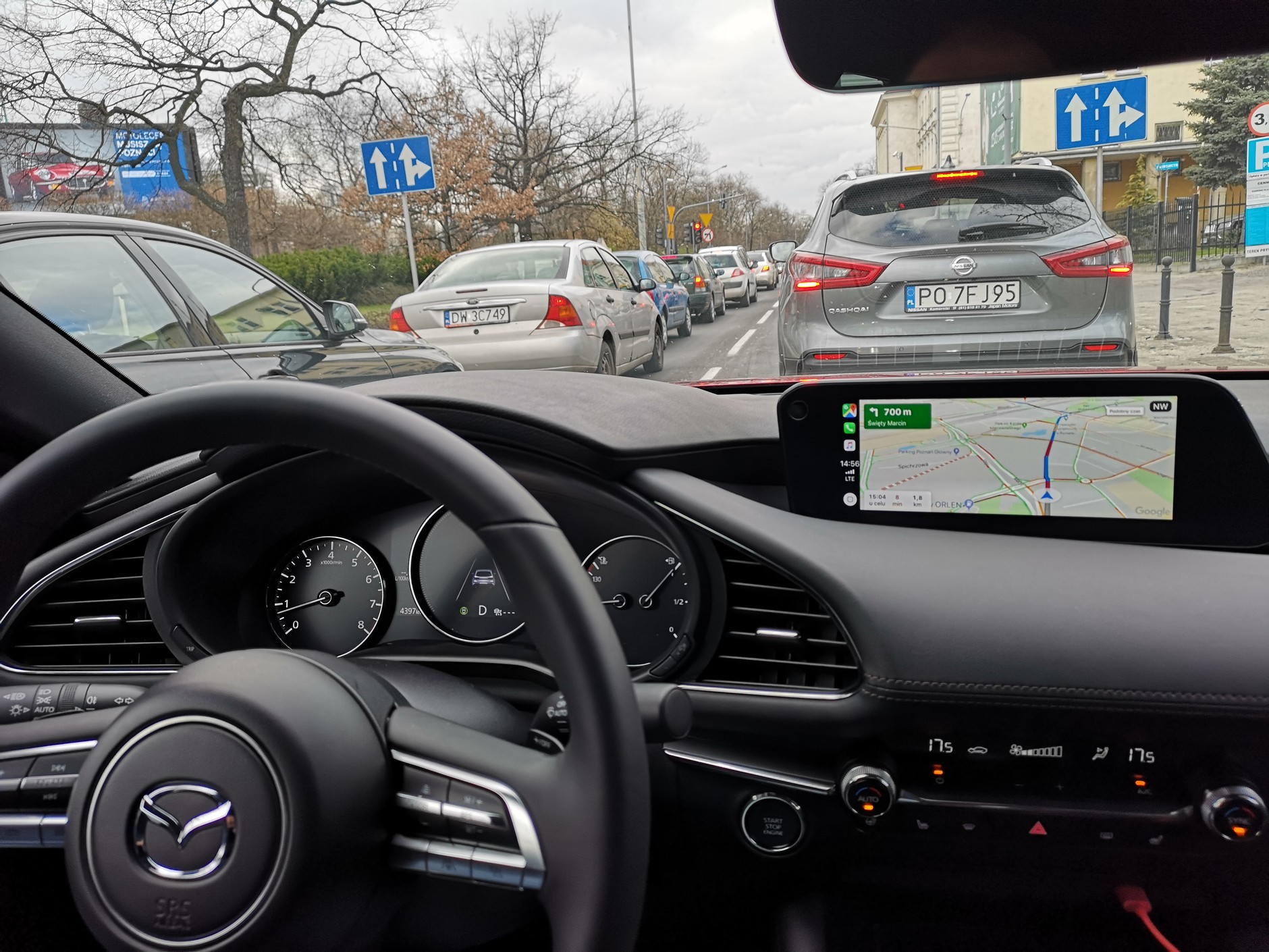 Poznań najbardziej zakorkowanym miastem Polski
