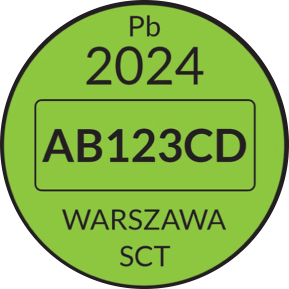 Nowy wzór naklejki uprawniający auta do wjazdu do Strefy Czystego Transportu