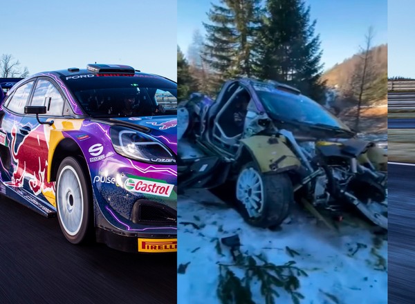 Auto WRC spadło w przepaść. Kierowcy sami wyszli z wraku