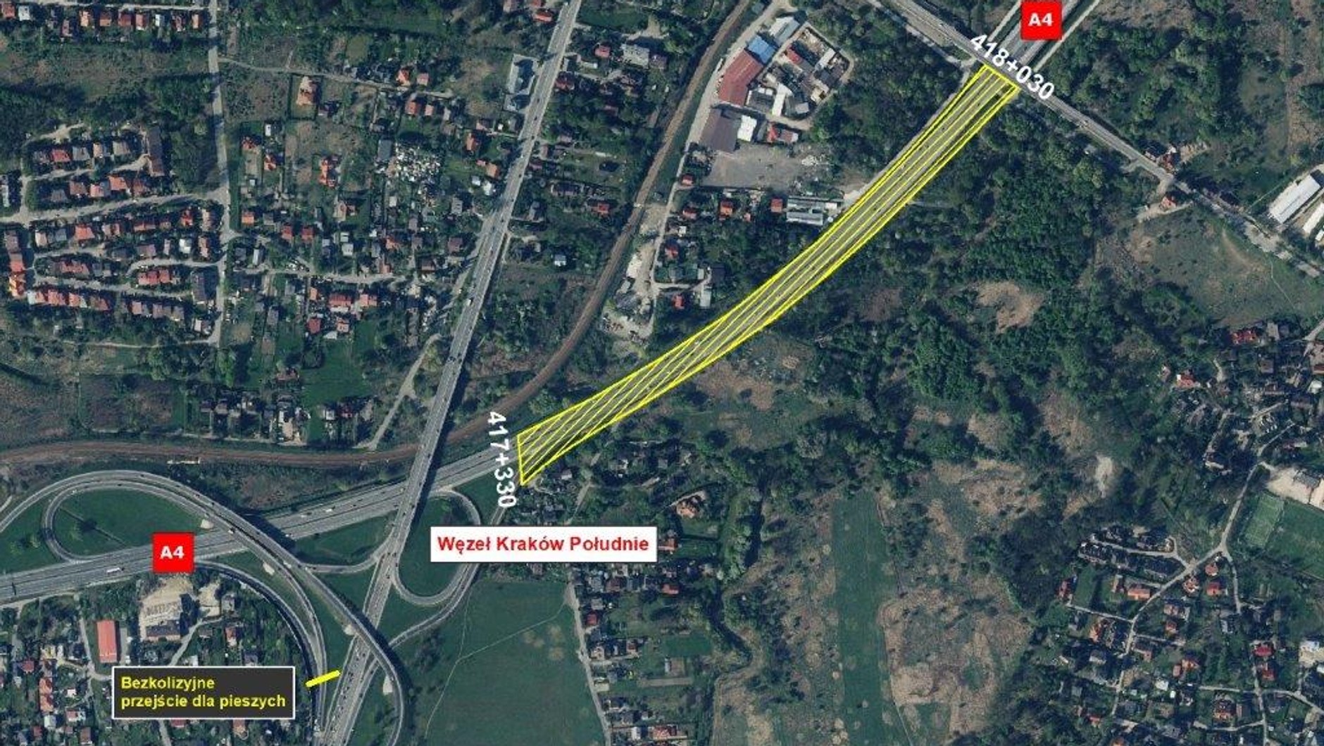 Planowane poszerzenie autostrady A4