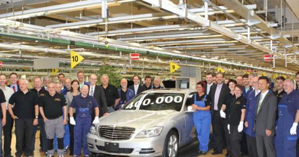 400 000 Mercedesów Klasy S z Sindelfingen