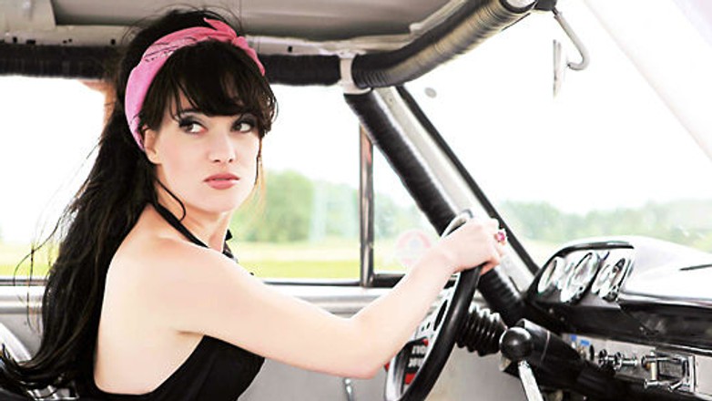 Amerykańskie auta i dziewczyny - zdjęcia