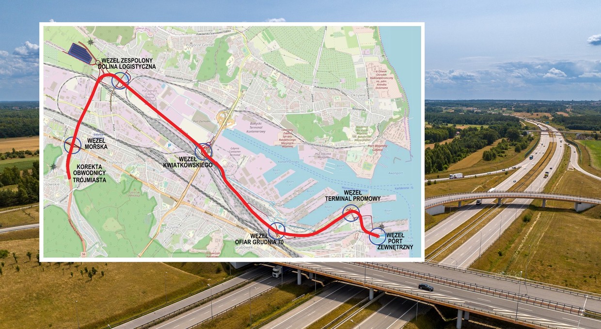 Na północy Polski powstanie Droga Czerwona. Połączy się z S6 i S7