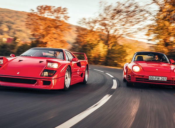 Ferrari F40 kontra Porsche 959 S - pojedynek tylko z pozoru