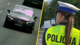 Kontrola drogowa. Policjanci sprawdzali bezpieczną odległość