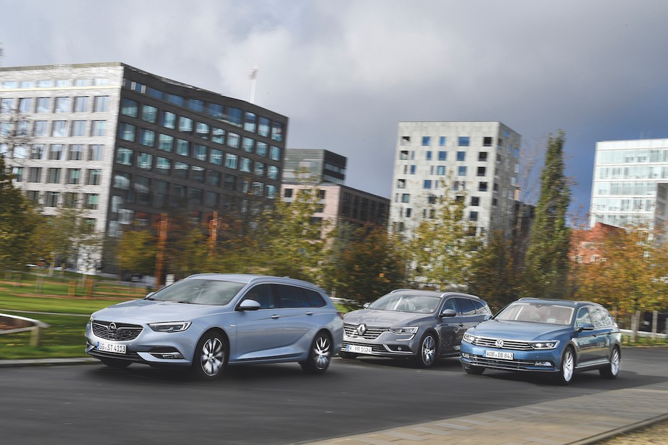 Opel Insignia Sports Tourer kontra Renault Talisman Grandtour i Volkswagen Passat Variant