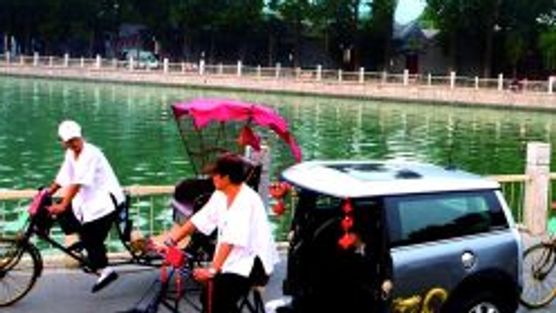 Pekin 2008: Mini w wersji...riksza