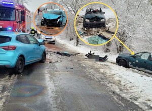 Koszmarny wypadek pod Lublinem. Z dachu Opla nic nie zostało [ZDJĘCIA]