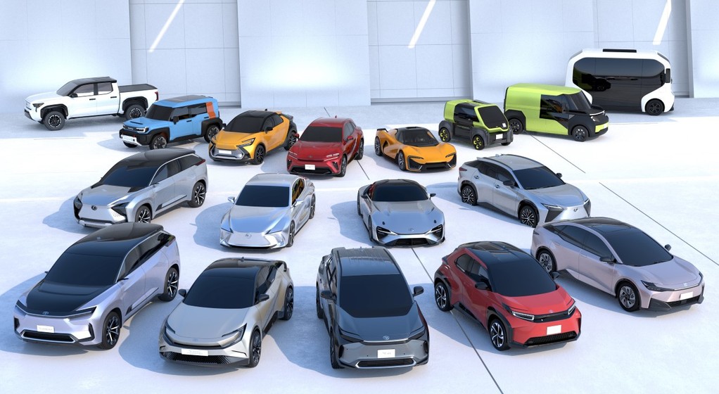 Toyota BEV line-up