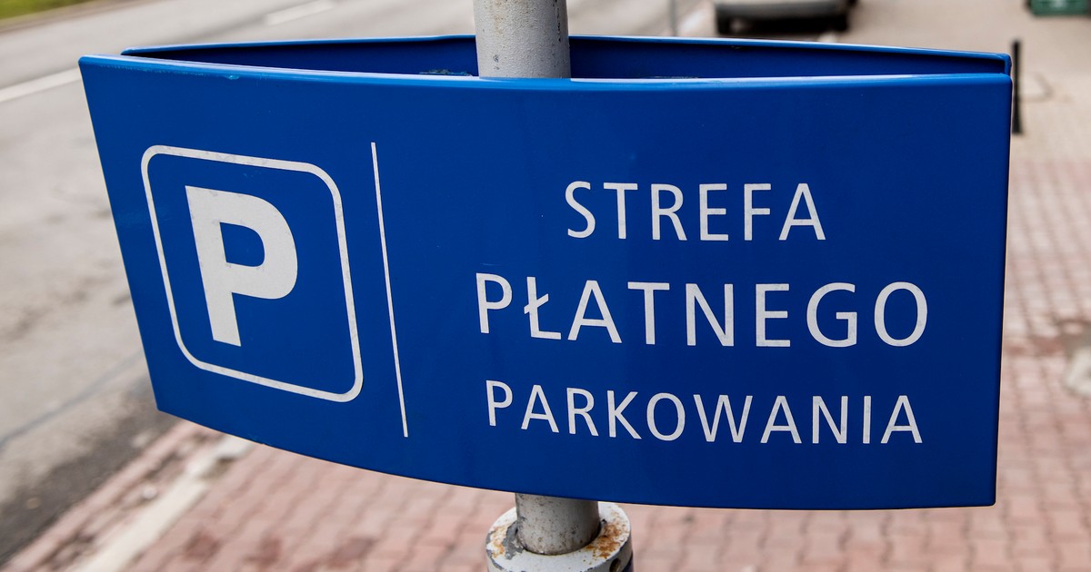 Strefa płatnego parkowania w Warszawie
