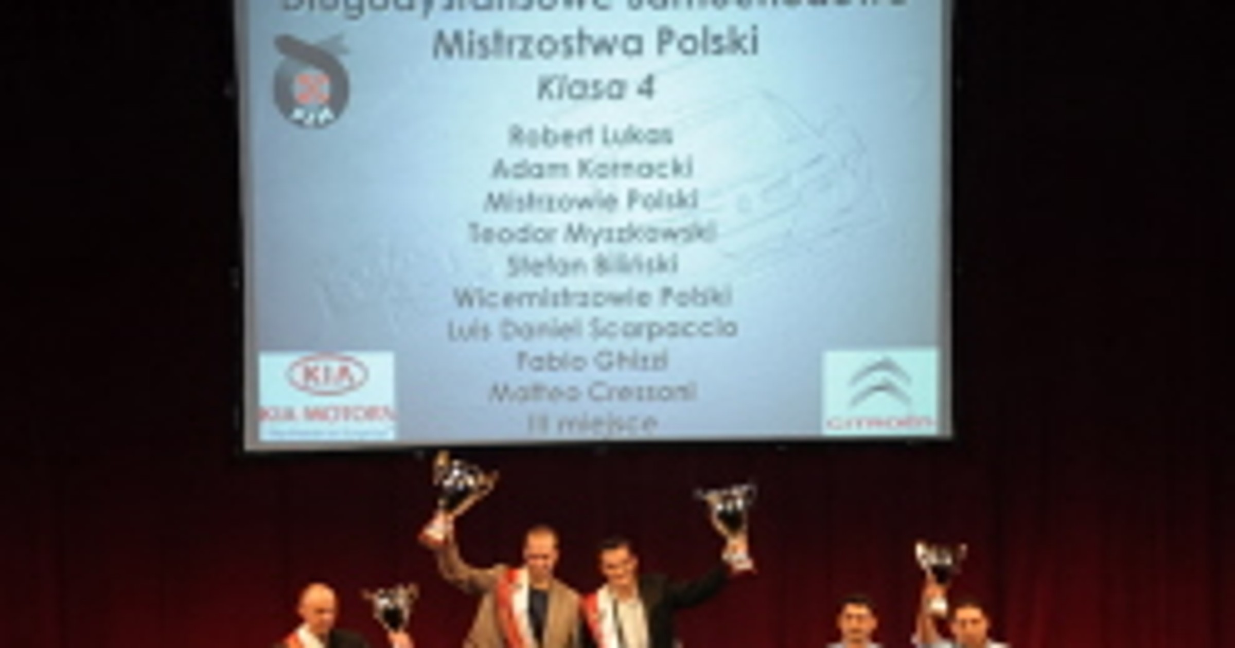 Adam Kornacki odebrał szarfę Mistrza Polski