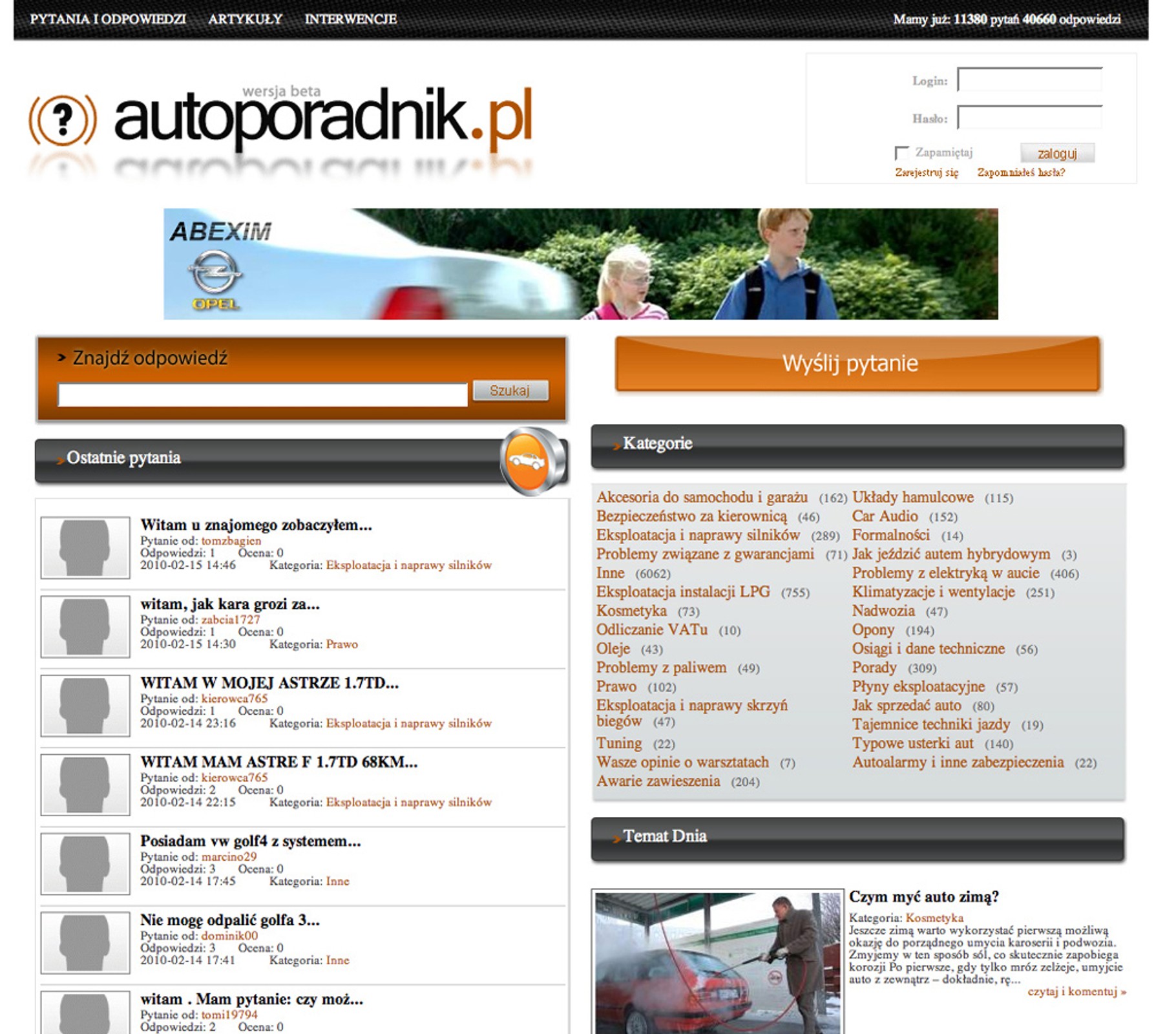 Strony dla kierowców - W internecie znajdziesz wszystko