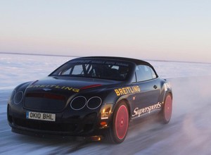 Bentley Supersports Cabrio najszybszy na lodzie