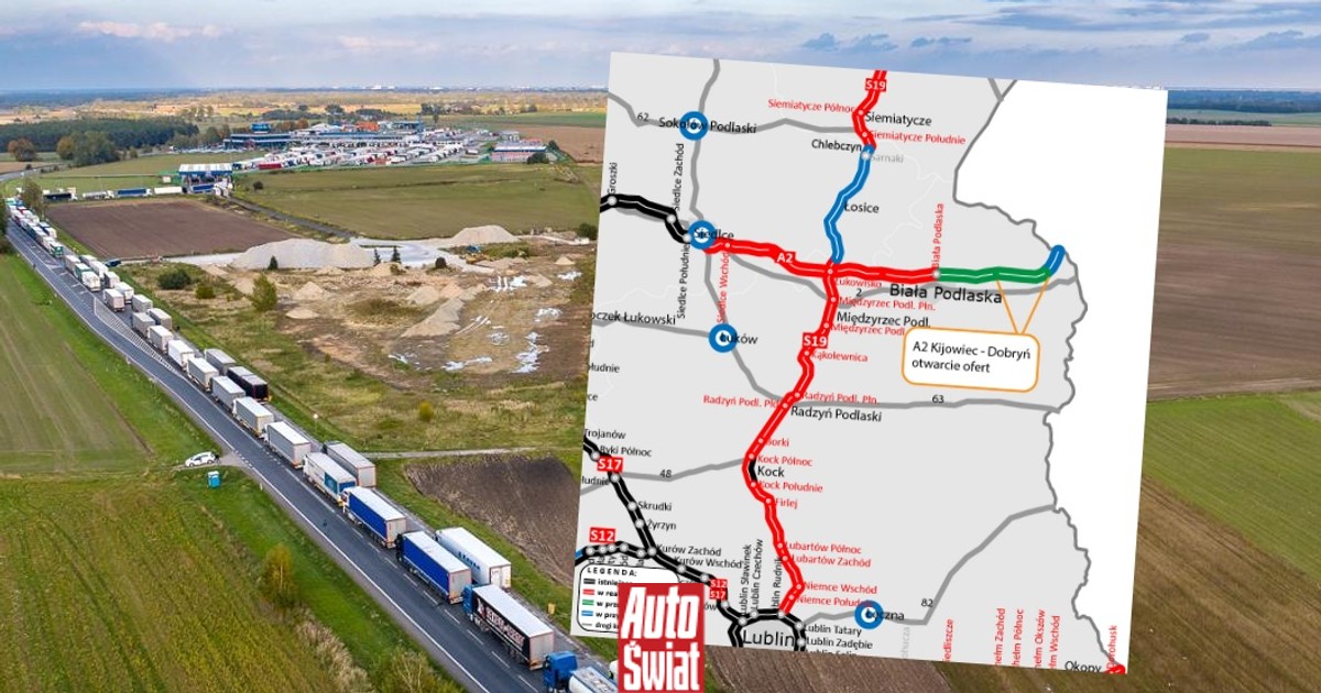 Nowy fragment autostrady A2 coraz bliżej. Dziewięć ofert na budowę odcinka Kijowiec – Dobryń