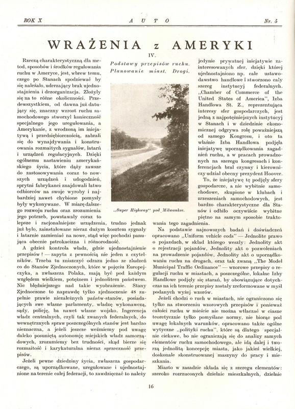 Wrażenia z Ameryki A.D. 1930